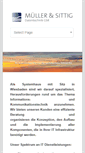 Mobile Screenshot of mueller-sittig.de
